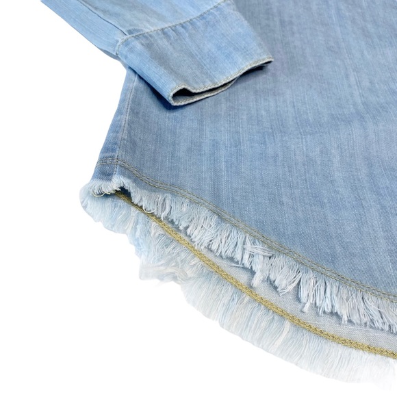 new Lauren Moshi ❤︎ Sloane Love You Forever ❤︎ Floral Print Button Down Shirt ❤︎ - Picture 16 of 17